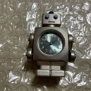 ロボット時計 ミニ 置時計 クォーツ 当時物 平成レトロ
