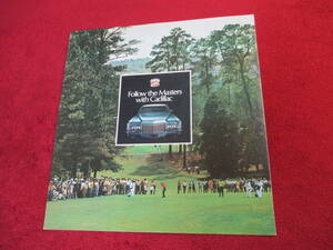 * GM CADILLAC 1970 Showa era 45 large size master z Golf collaboration catalog *