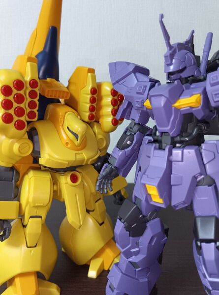 HG 1/144 ズサ & バルギル 素組 素組み 完成品