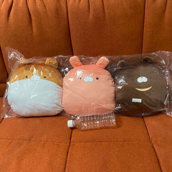 おもちどうぶつえんくっついちゃったぬいぐるみ きなこ・さくら・くろみつ