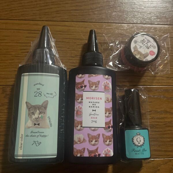 2種類レジン液+粘土レジン+マットコーティング