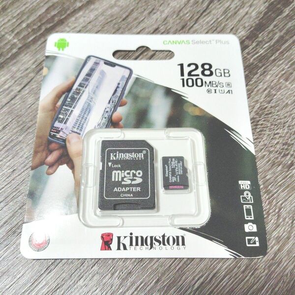 キングストン microSD 128GB 最大100MB/s