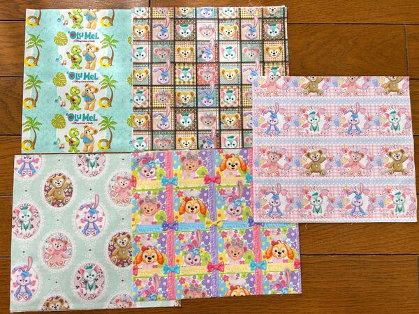 ④ダッフィーフレンズ はぎれセット
