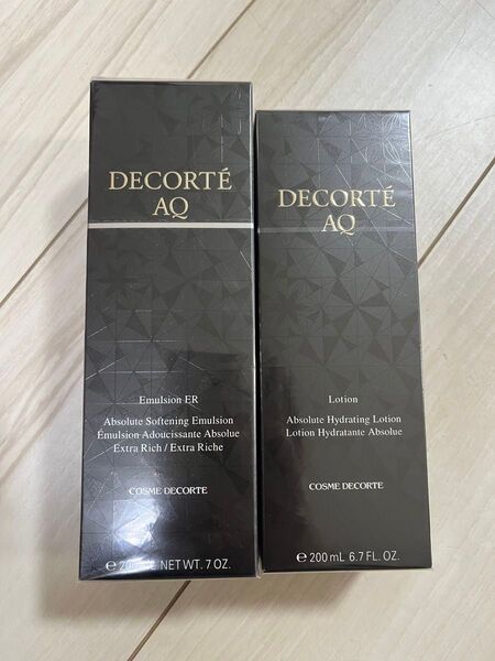 コスメデコルテ AQ ローション 200ml 、エマルジョン ER(よりしっとりタイプ) 200ml