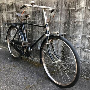  antique. Taisho Showa era era, war front. sun .. bicycle, parts is all original.. moveable goods..... length 170.8 centimeter steering wheel. width 50.7 centimeter.