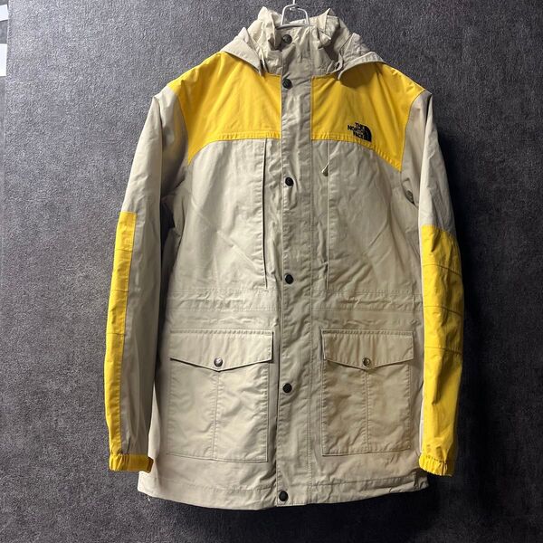 160㎝ THE NORTH FACE ノースフェイス マウンテンパーカー アウトドア キッズ ベージュ