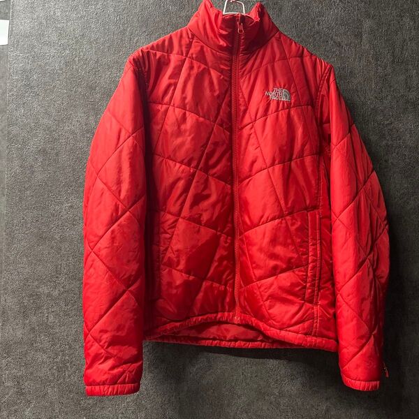 95/XL THE NORTH FACE ノースフェイス レディース ライトダウン レッド アウトドア
