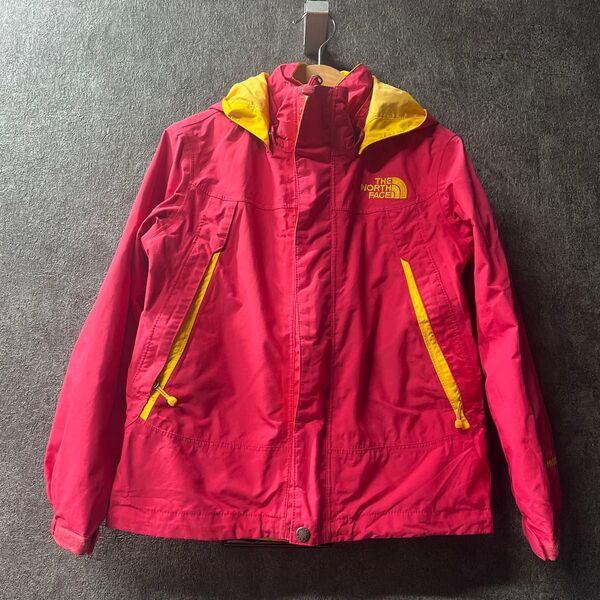 120㎝ THE NORTH FACE ノースフェイス マウンテンパーカー ナイロンジャケット キッズ ピン HYVENT