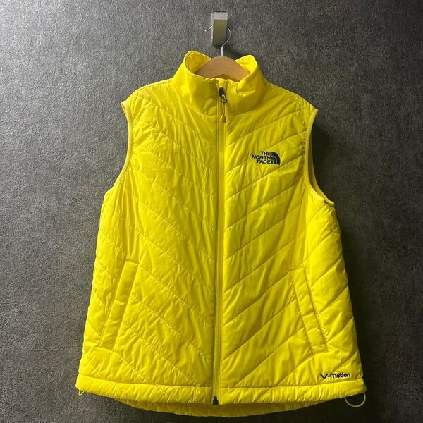 150㎝ THE NORTH FACE ノースフェイス ライトダウンベスト キッズ イエロー アウトドア