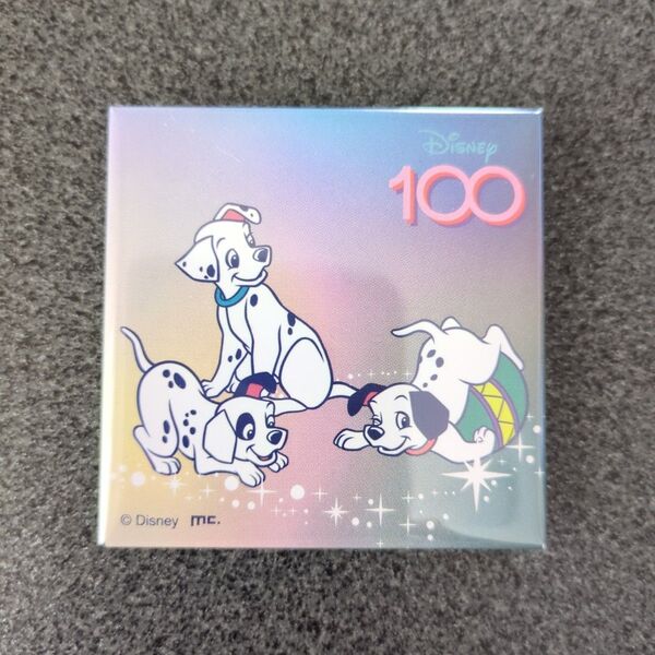101匹わんちゃん パティータ ラッキー ディズニー 100周年 缶バッジ