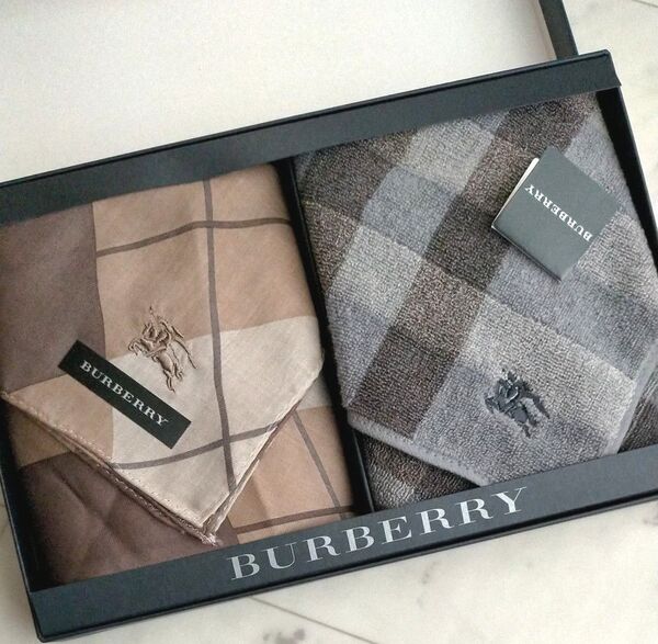 BURBERRY ハンカチ タオルハンカチ バーバリー ①