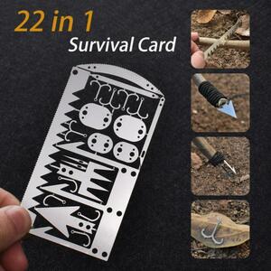 22 1 fishing tackle credit card . multi tool outdoors camp Survival tool hunting urgent Survival EDC kit Survival tool hot 