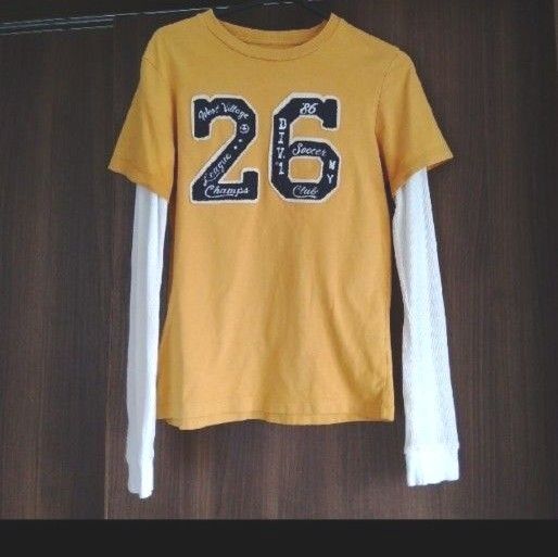 ギャップ GAPキッズ 150 長袖Tシャツ 重ね着風 ロンT 子ども服