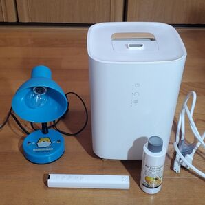 加湿器 リモコン付き ハイブリッド式 & スタンドライト 卓上ライト