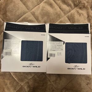 ボディワイルド ボクサーパンツ 新品 M 2枚 BODYWILD GUNZE