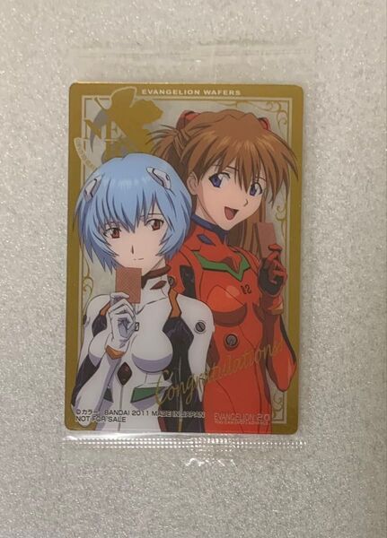 (新品/未使用) キャンペーン アスカ レイ エヴァンゲリオン ウエハース
