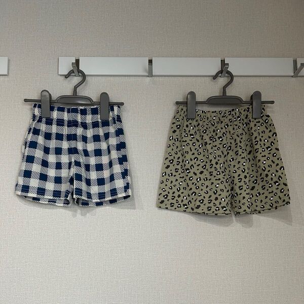 2着 新品 タグ付き ショートパンツ ハーフパンツ 半ズボン 短パン 下衣 下着 120 girl's ガールズ