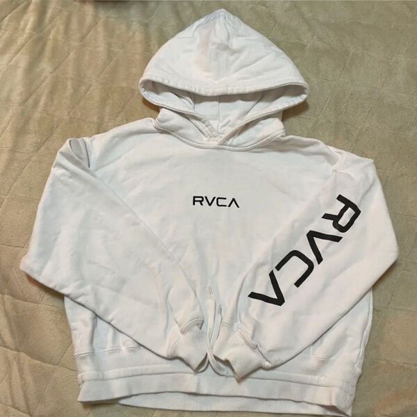 新品同様RVCA ルーカ 白パーカーS