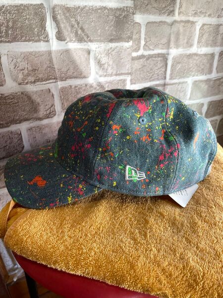 新品 NEW ERA ペイント柄 ベースボールキャップ マルチカラー