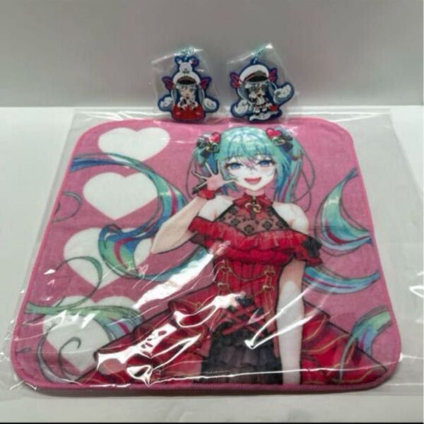 初音ミク 雪ミク ラバーストラップ みんなのくじ タオルフェス ハンドタオル 初音ミクガチャ
