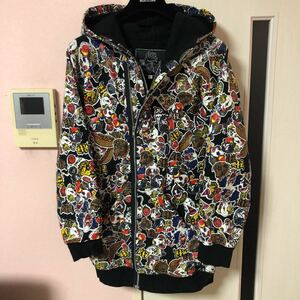 KTZ オーバーサイズ 総柄 パーカー ケーティーゼット