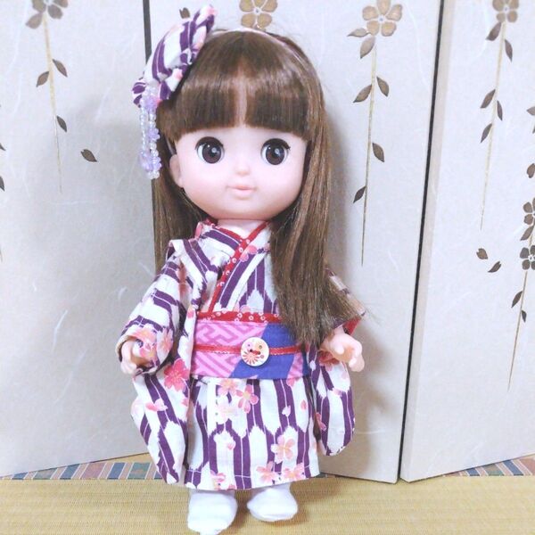 お人形用の洋服【 着物・ 振袖・浴衣】 お着替えセット
