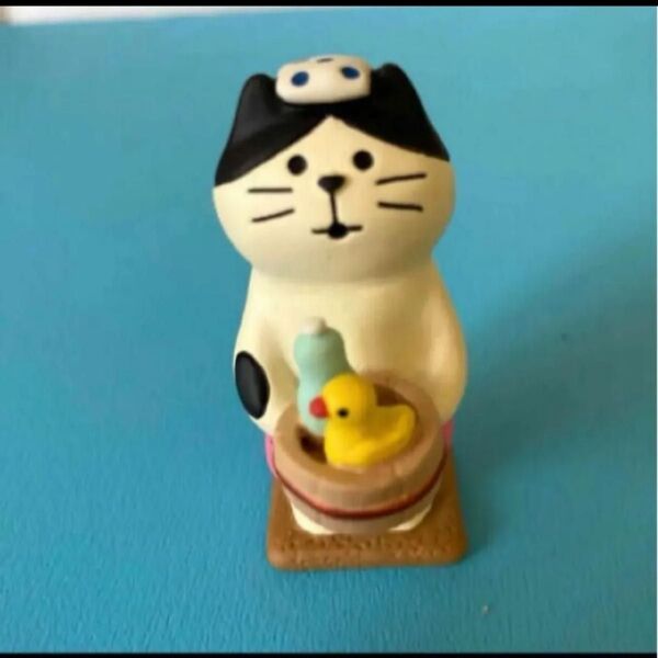 新品 コンコンブル 銭湯マニア猫 フィギュア デコレコンコンブル concombre デコレ