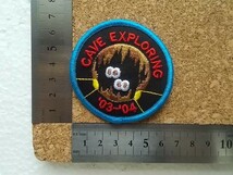 CAVE EXPLORING 洞窟探検 暗闇 目 2003 2004 デザイン イラスト ワッペン/パッチ 刺繍 アメリカ 海外 おしゃれ かわいい 328_画像7