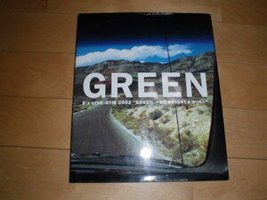 B'z ビーズ LIVE-GIM2002 GREEN//写真集 稲葉浩志 松本孝弘