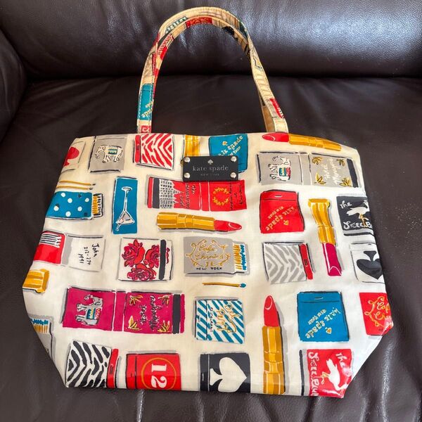 kate spade ビニール トートバッグ