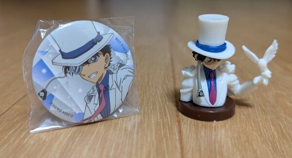 名探偵コナン 怪盗キッド 缶バッチ フィギュア