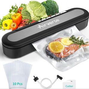 自動真空パック機 真空パック 専用袋付き フードシーラー 食材保管 鮮度長持ち 真空パック機