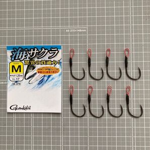 7がまかつ 海サクラ M 8本 アシストフック
