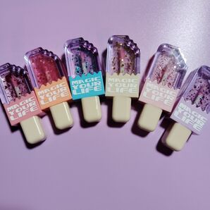 アイスクリームリップグロス 3色セット リップオイル 温度変化