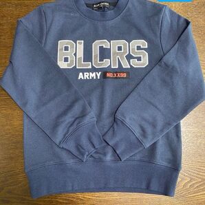 新品タグ付 140サイズ 【BLCRS ネイビートレーナー】