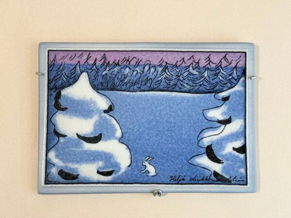 Nature is Sleeping 2003年 ヘルヤ 陶板画 アラビア