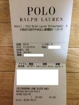 正規品 POLO RALPH LAUREN SNOW BEACH black & white Rugby Shirt BLACK S ポロ ラルフローレン スノービーチ ラガーシャツ 黒 復刻 限定品_画像5