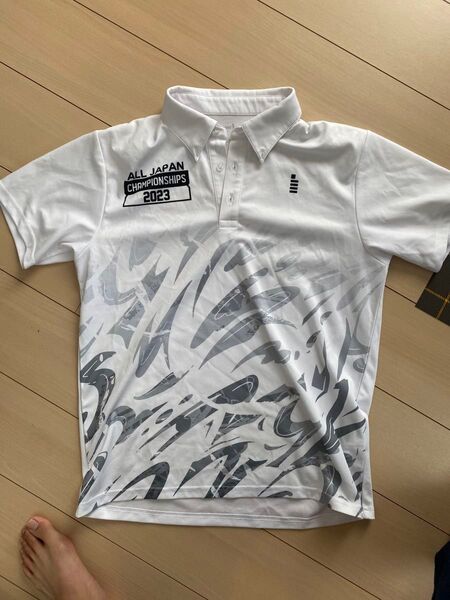 Lサイズ オールジャパンインハイGOSENポロシャツ 白