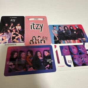 ITZY プラスチック製トレカ5枚