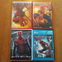 DVD スパイダーマン1.2+アメイジングスパイダーマン1.2セット_画像1