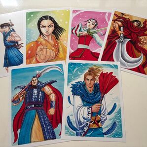 実写キングダム 大将軍の帰還 キャラクターポスターカード(原作イラストカード)