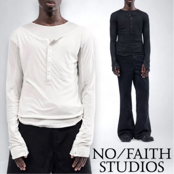 NO/FAITH STUDIOS ダブルレイヤードロングスリーブ