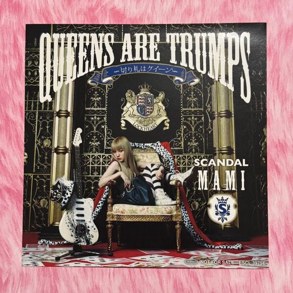 SCANDAL queens are trumps ステッカー MAMI スキャンダル mami シール