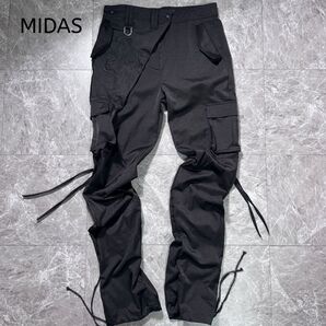 00s MIDAS ミダス 変形ギミック アシメトリーサルエルカーゴパンツ カーゴパンツ ワークパンツ ミリタリーパンツ
