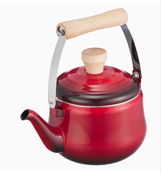 和平フレイズ(Wahei freiz)やかん ケトル レッド×ブラック 1.6L ホーロー IH対応 ルバーニ RA-9792新品