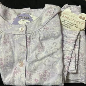 レディース綿混やさしいこだわりパジャマ 新品タグ付き L
