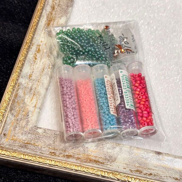 【パーツ類まとめ買い対象】手芸素材 ビーズ 丸小 丸大 竹ビーズ 新品 まとめ売り アクセサリー クーポン使用でさらにお得!