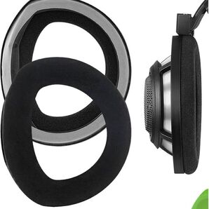 イヤーパッド Sennheiser HD800 ヘッドホンに対応 ブラック