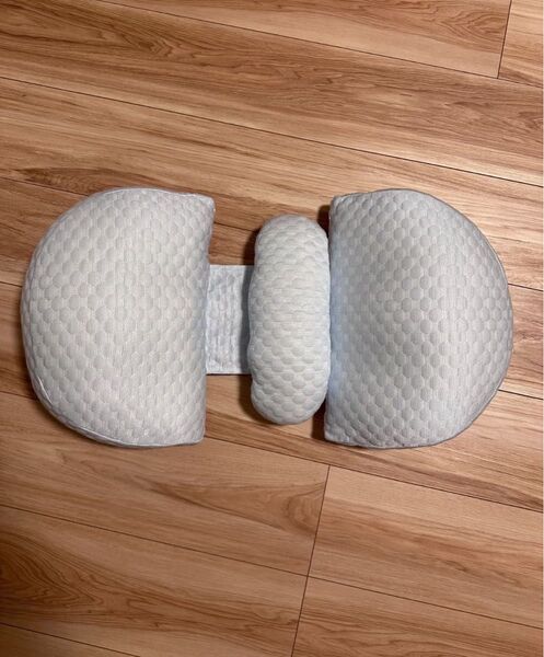 新品未使用・妊婦用 抱き枕 腰サポートクッション ベビーブルー