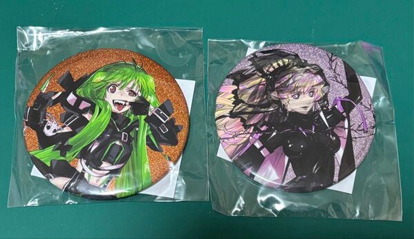マクフェス グリッター缶バッジ2点セット